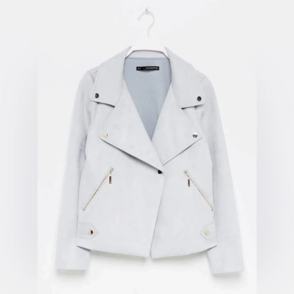 SFERA COLLECTION BIKER JACKET | sky blue size M | - Picture 8 of 8